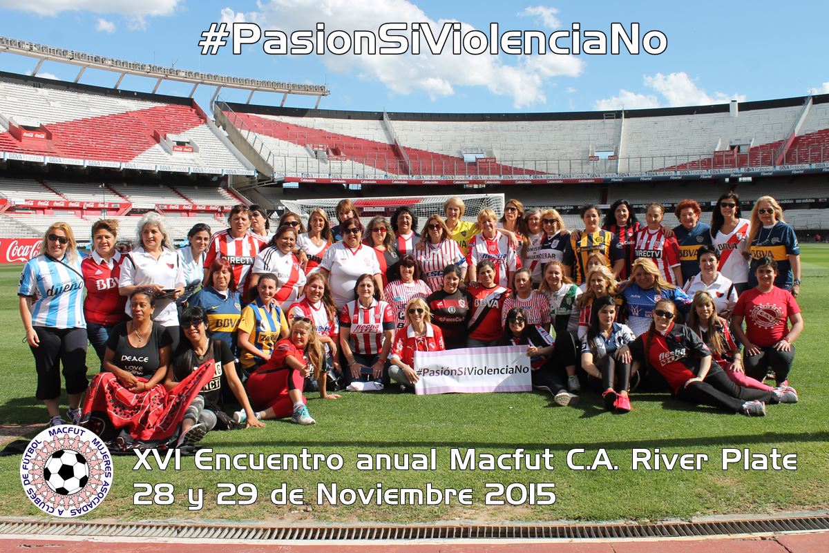 Se realiz en River Plate el XVI Encuentro Anual de Macfut (Mujeres Asociadas a clubes de ftbol AFA)