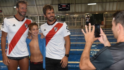 Clnica de natacin con Jos Meolans y Eduardo Otero
