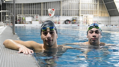 Nadadores Paralmpicos en natatorio River Plate