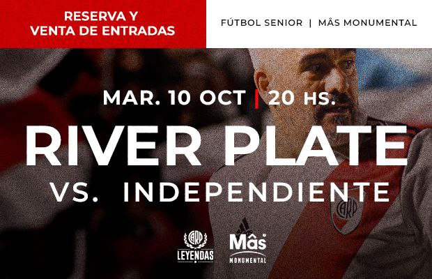 Ftbol Senior: River vs. Independiente, en el Ms Monumental