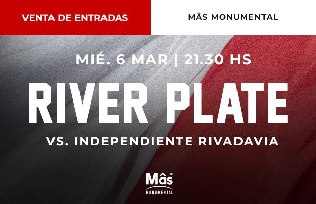 Venta de entradas - River vs. Independiente Rivadavia (Copa LPF 2024)