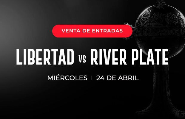 Venta de entradas para Libertad vs. River en Paraguay